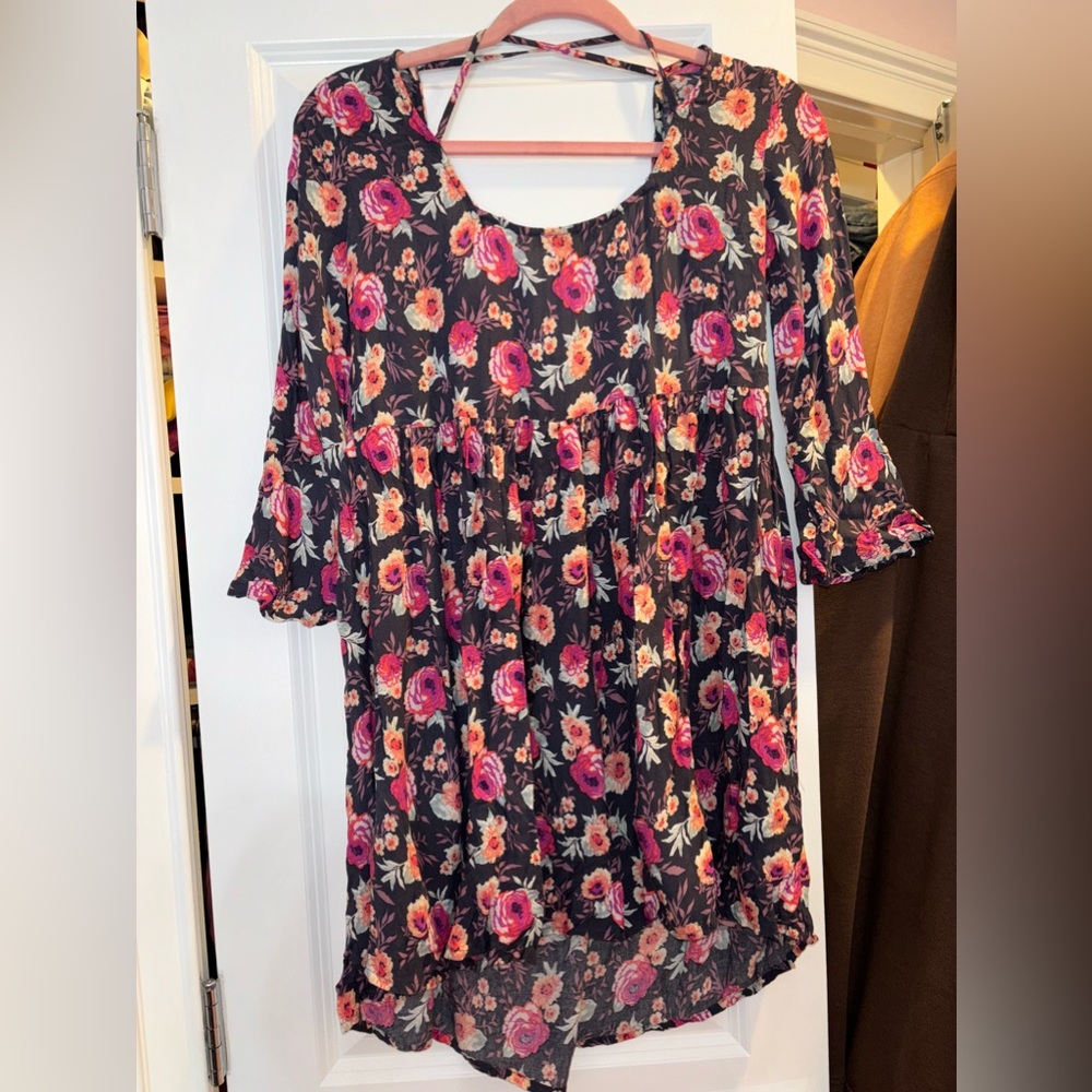 Floral baby doll dress from American eagle size medium